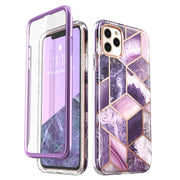 iPhone 11 Pro Cosmo Case-Marble Purple