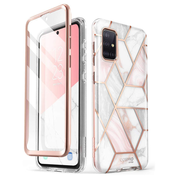Galaxy A71 5G Cosmo Case(open box) - Marble Pink