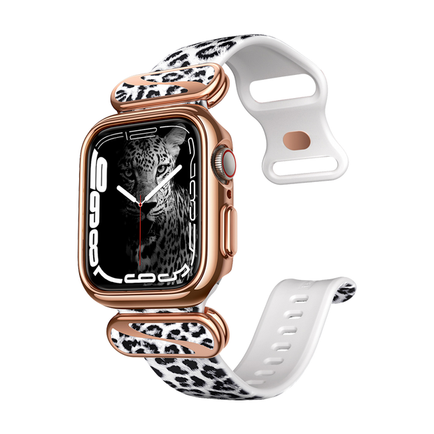 Apple Watch 40/41mm Cosmo Luxe Case - White Leopard