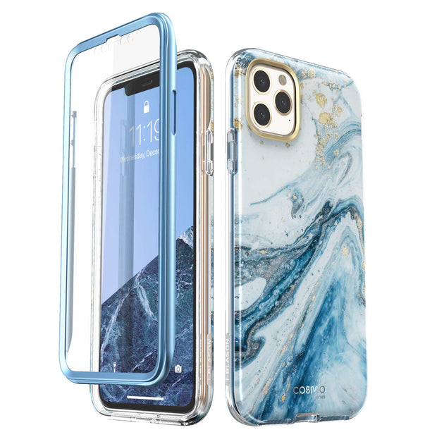 iPhone 11 Pro Cosmo Case-Marble Blue