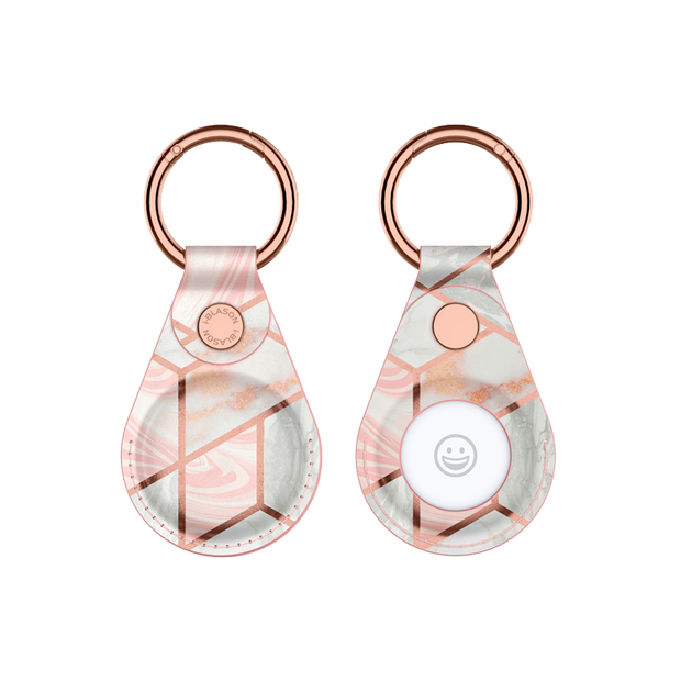 AirTag Cosmo Case - Marble Pink (1 Pack)