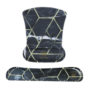 Cosmo Keyboard and Mouse Pad - Marble Black