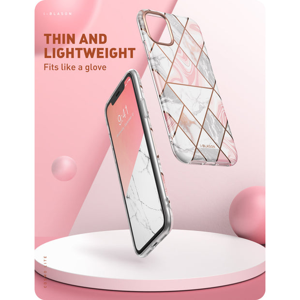 iPhone 11 Cosmo Lite Case-Marble Pink