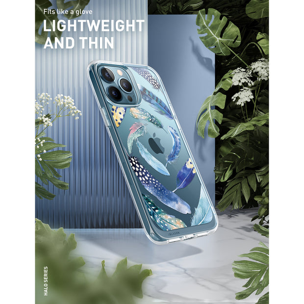 iPhone 13 Pro Max Halo Case - Feather Swirl