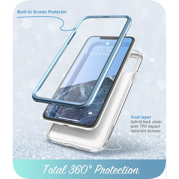 iPhone 11 Cosmo Case(open box)-Marble Blue