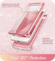 iPhone 8 Plus | 7 Plus Cosmo Case(open box)-Glitter Pink