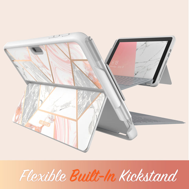 Microsoft Surface Go Cosmo Case-Marble Pink