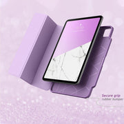 iPad Pro 12.9 inch (2021) Cosmo Case - Marble Purple