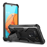 LG K51 Transformer Rugged Bumper Case-Black