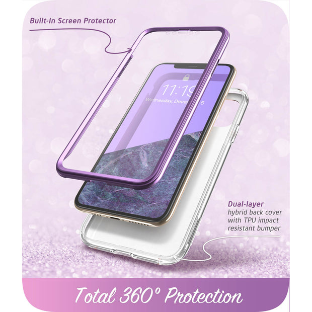 iPhone 11 Pro Max Cosmo Case-Marble Purple