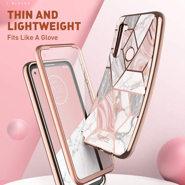 Moto G Stylus Cosmo Case(open box)-Marble Pink
