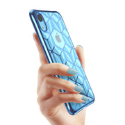 iPhone XR Cube Case-Blue