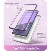 iPhone 11 Cosmo Case-Marble Purple