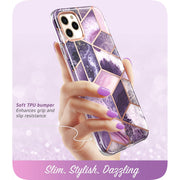 iPhone 11 Pro Max Cosmo Case-Marble Purple