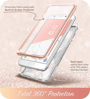 Galaxy J7 (2018) Cosmo Case - Marble Pink