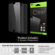 Ultra HD Clear Screen Protector for Apple iPhone 6S Plus | 6 Plus 3 Pack