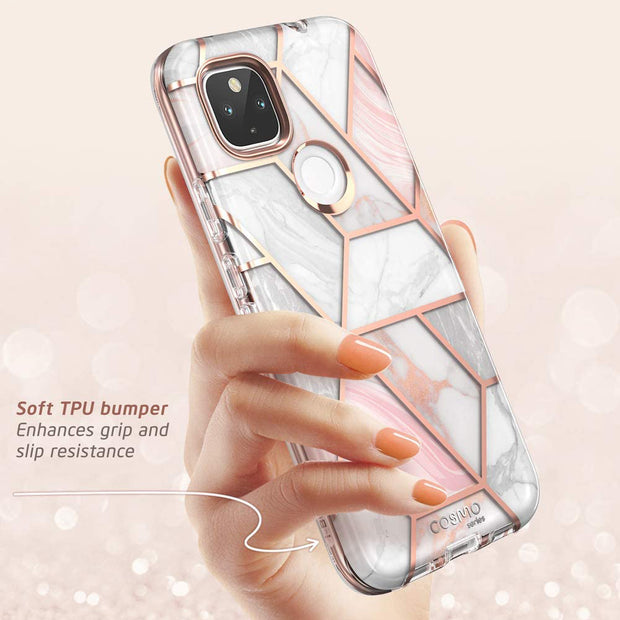 Google Pixel 4a 5G Cosmo Case - Marble Pink
