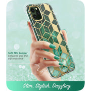 iPhone 11 Pro Cosmo Case-Marble Green