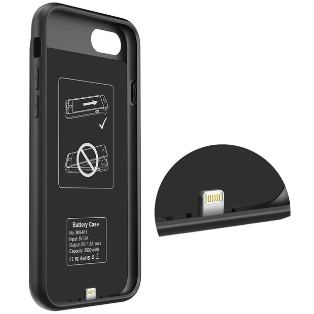 iPhone 8 | 7 UnityPower Battery Case-Black