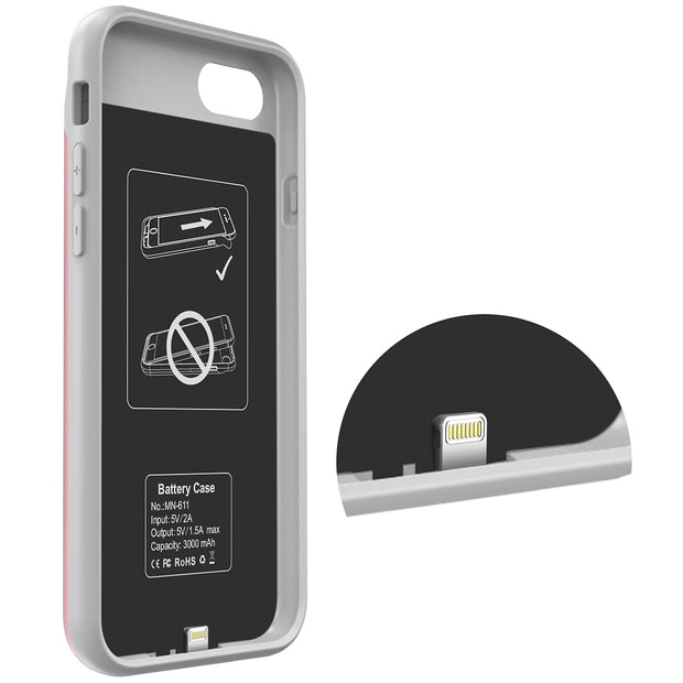 iPhone 8 | 7 UnityPower Battery Case-Rose Gold