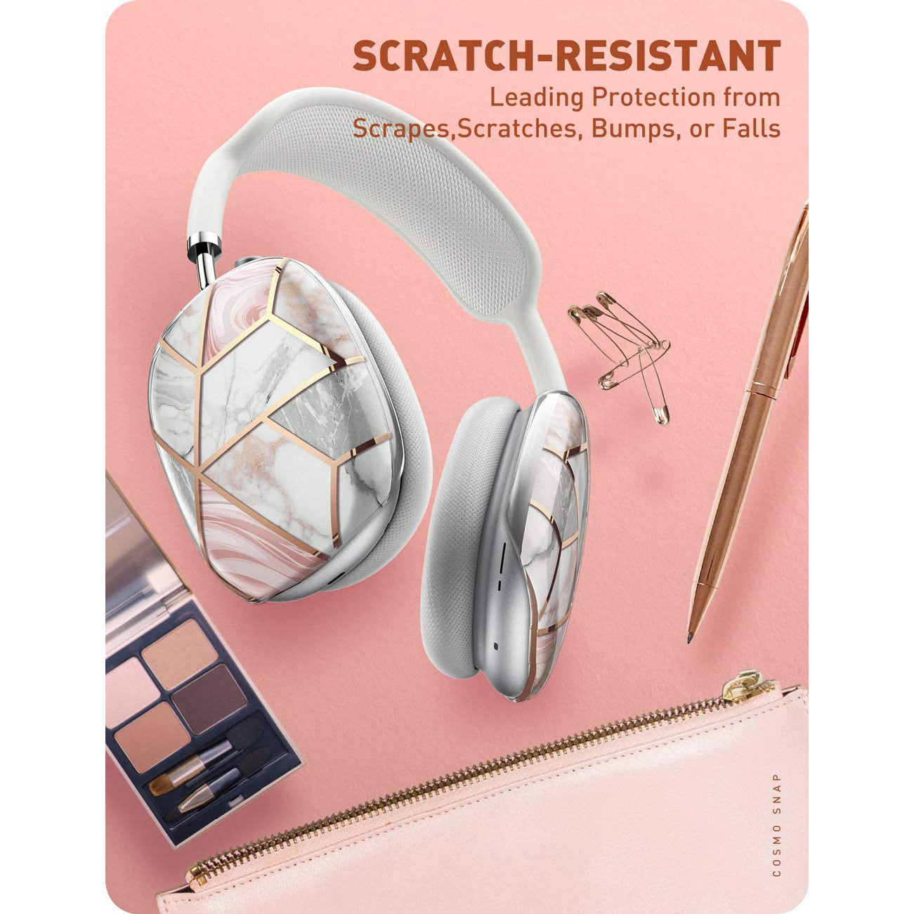 Max Cosmo AirPods Max | Cosmo Case - Marble Pink | i-Blason