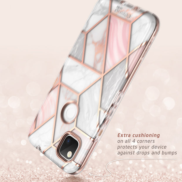 Google Pixel 4a Cosmo Case - Marble Pink