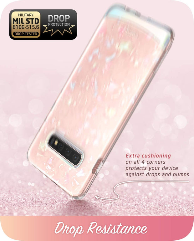 Galaxy S10 Cosmo Case - Glitter Pink