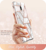 Galaxy J7 (2018) Cosmo Case - Marble Pink