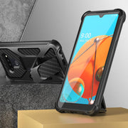 LG K51 Transformer Rugged Bumper Case-Black