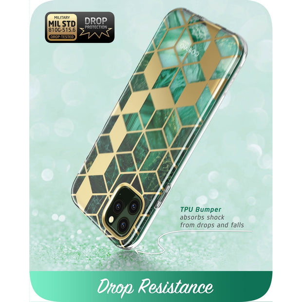 iPhone 11 Pro Cosmo Case-Marble Green