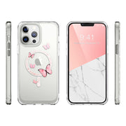 iPhone 13 Pro Halo Mag Case - Butterfly Pink