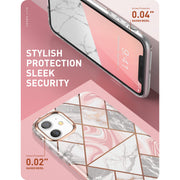 iPhone 11 Cosmo Lite Case-Marble Pink