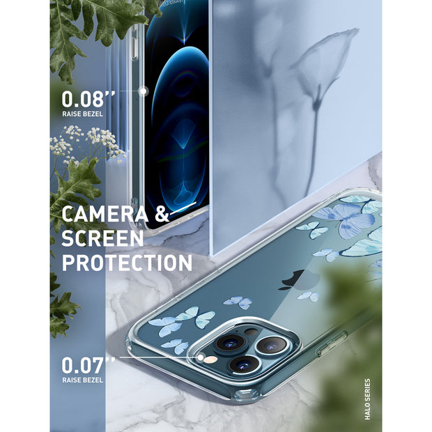 iPhone 13 Pro Max Halo Case - Butterfly Blue