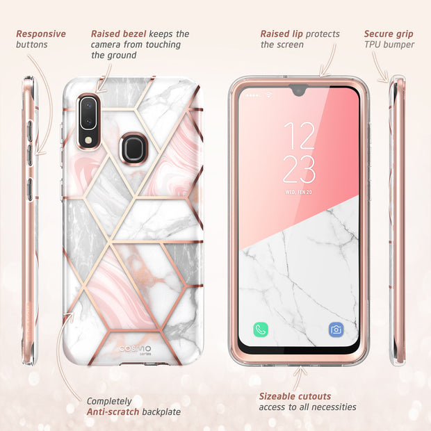 Galaxy A20 | A30 Cosmo Case - Marble Pink