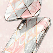 iPhone XR Cosmo Lite Case-Marble Pink