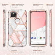 Google Pixel 4a 5G Cosmo Case - Marble Pink