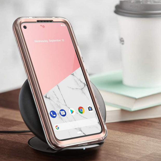 Google Pixel 5 Cosmo Case - Marble Pink