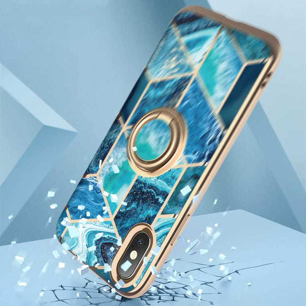 iPhone XS | X Cosmo Snap Case-Ocean Blue