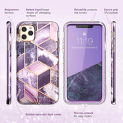 iPhone 11 Pro Cosmo Case-Marble Purple