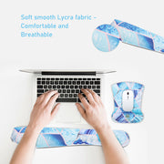Cosmo Keyboard and Mouse Pad - Ocean Blue
