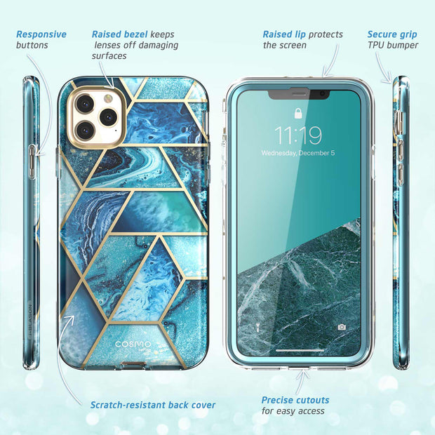 iPhone 11 Pro Max Cosmo Case(open box)-Ocean Blue