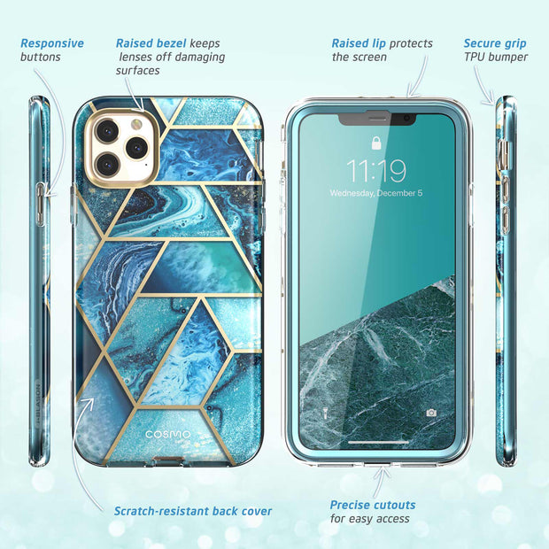 iPhone 11 Pro Max Cosmo Case-Ocean Blue