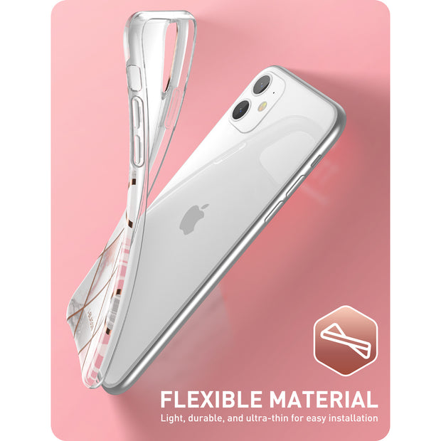 iPhone 11 Cosmo Lite Case-Marble Pink