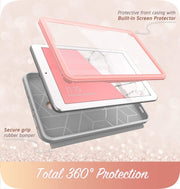 Galaxy Tab A 8.0 inch (2018) Cosmo Case - Marble Pink