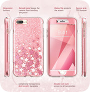 iPhone 8 Plus | 7 Plus Cosmo Case(open box)-Glitter Pink