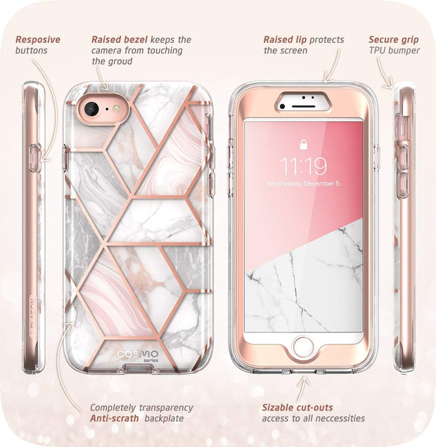 iPhone 8 | 7 Cosmo Case-Marble Pink
