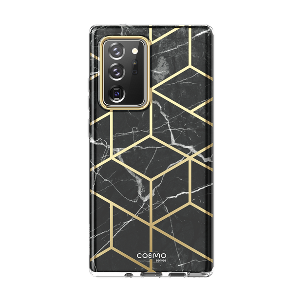 Galaxy Note20 Ultra Cosmo Case - Marble Black