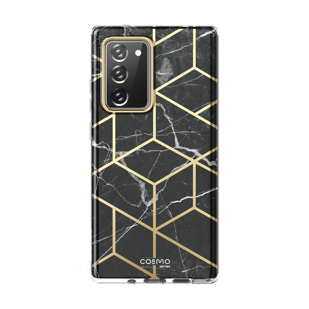 Galaxy Note20 Cosmo Case - Marble Black