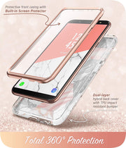 Galaxy A6-Marble Pink