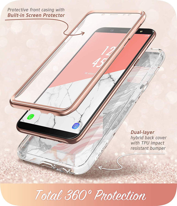 Galaxy A6 Cosmo Case - Marble Pink